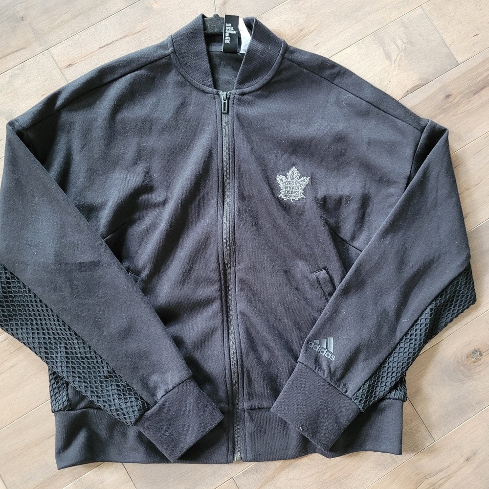 Adidas hockey jacket women size medium